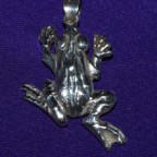 Frog Silver Pendant